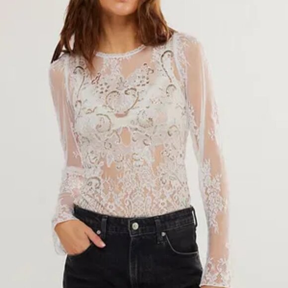Free People Ready to Party Bodysuit - Picture 6 of 6